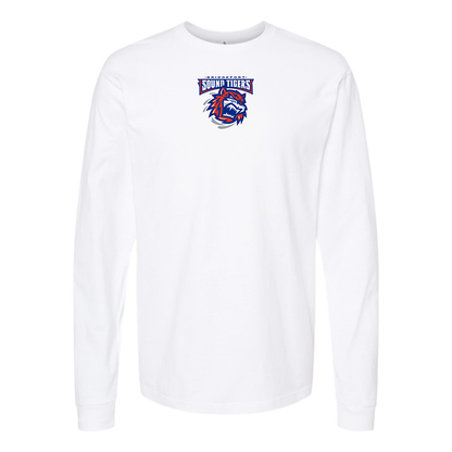 Men's Bridgeport Sound Tigers Logo Long Sleeve T-Shirt