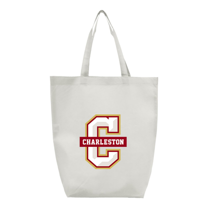 Charleston Cougars Q-Tees Non-Woven Gusset Bottom Tote