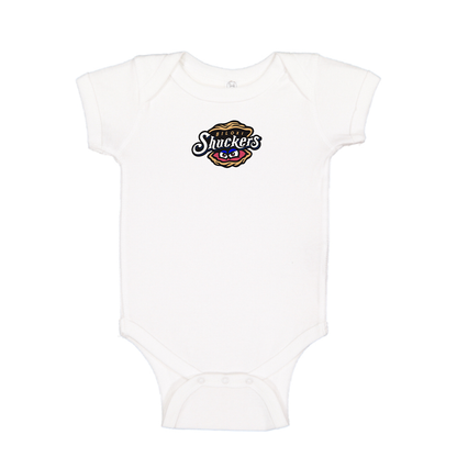 Biloxi Shuckers Logo Baby Romper Onesie