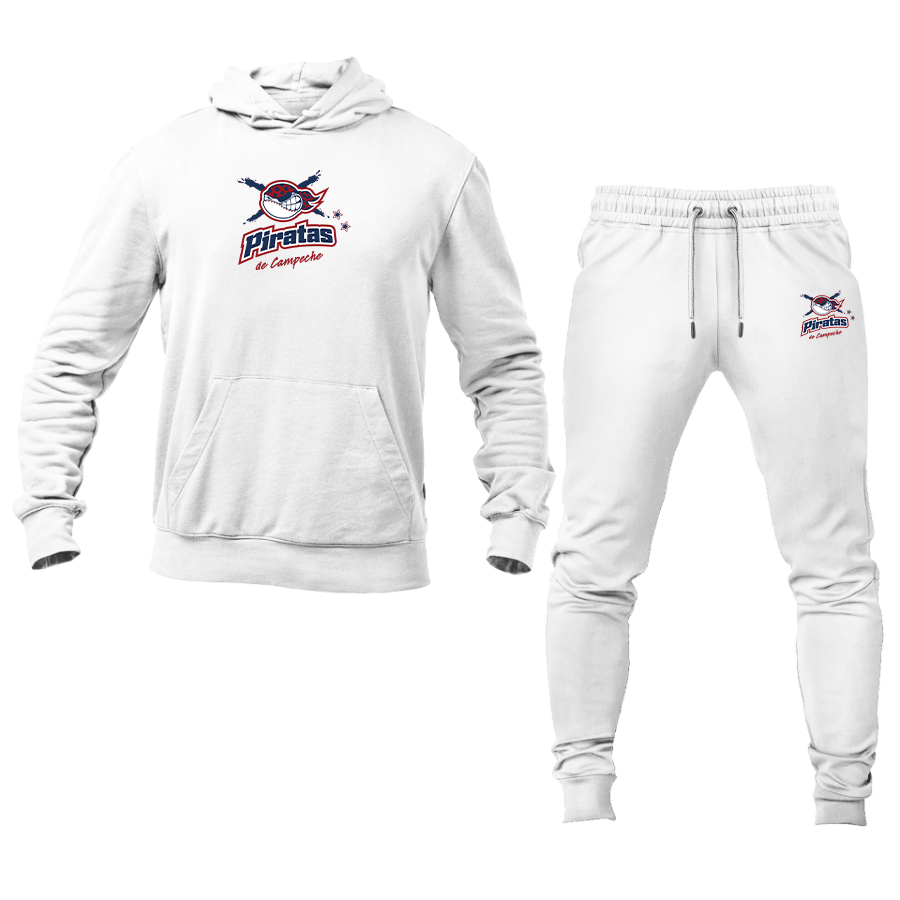 Men's Campeche Piratas Logo Hoodie Joggers Set