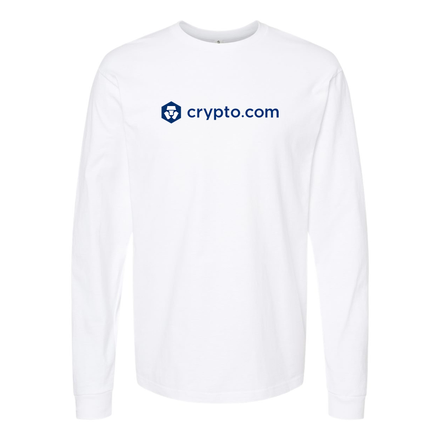 Youth Crypto.Com  Logo Long sleeves