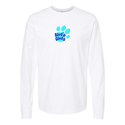Men's Blues Clues Logo Long Sleeve T-Shirt