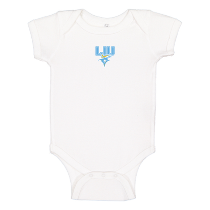 LIU Brooklyn Blackbirds Logo Baby Romper Onesie
