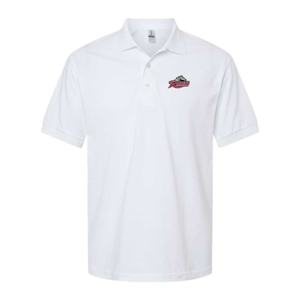 Men's Rider Broncs Logo Gildan Dry Blend Jersey Polo