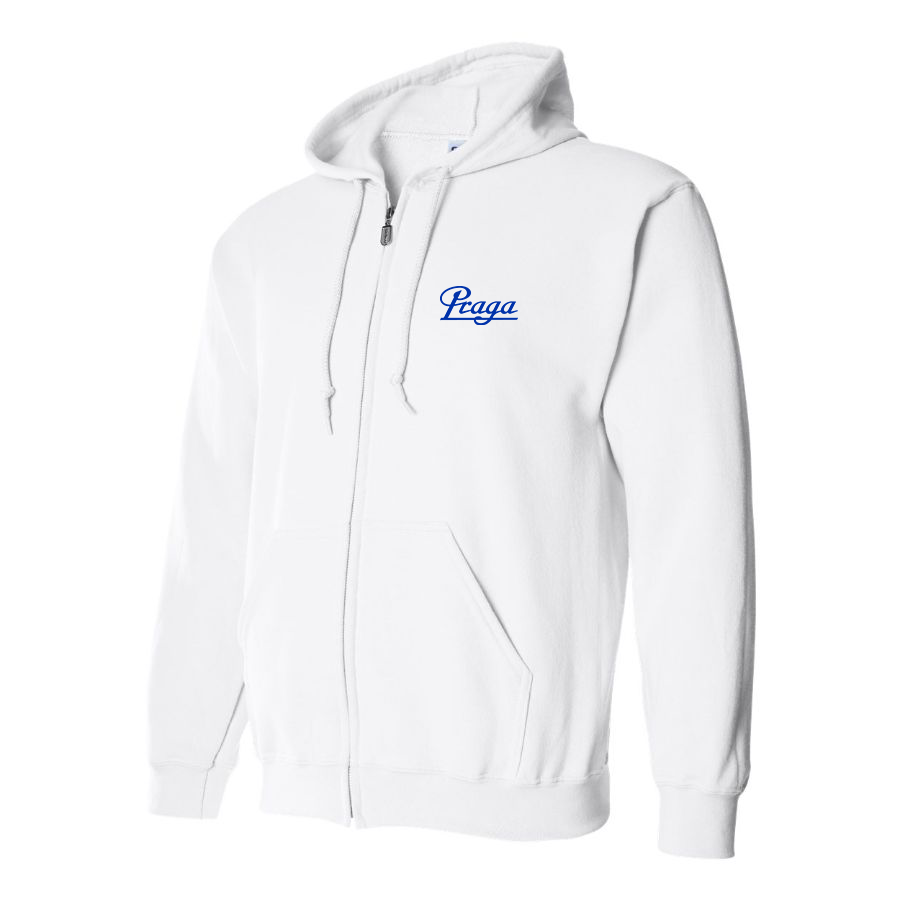 Men's Praga Logo Zipper Hoodie