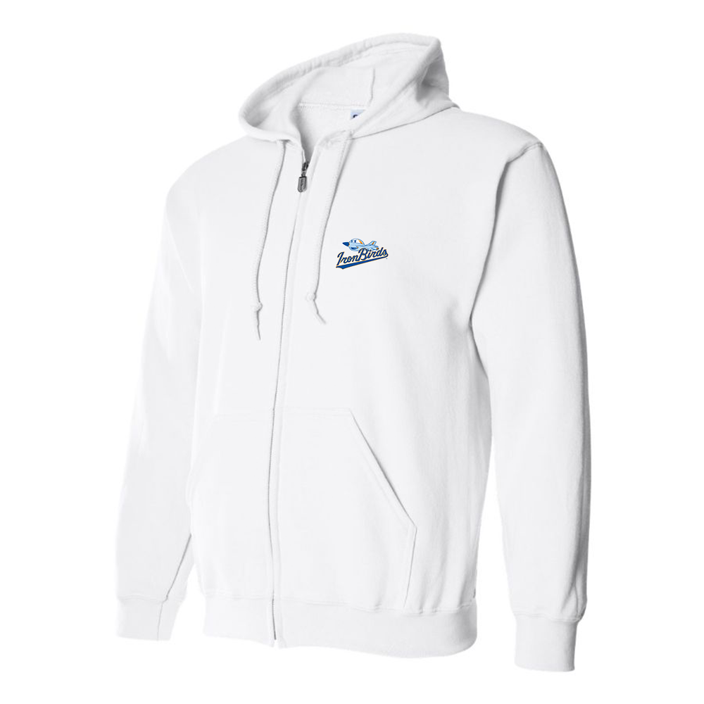 Men's Aberdeen IronBirds Logo Zipper Hoodie