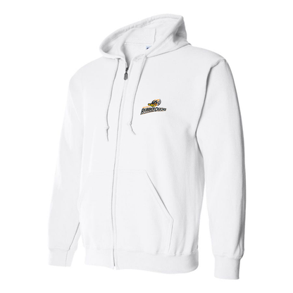 Men's Akron RubberDucks Logo Zipper Hoodie