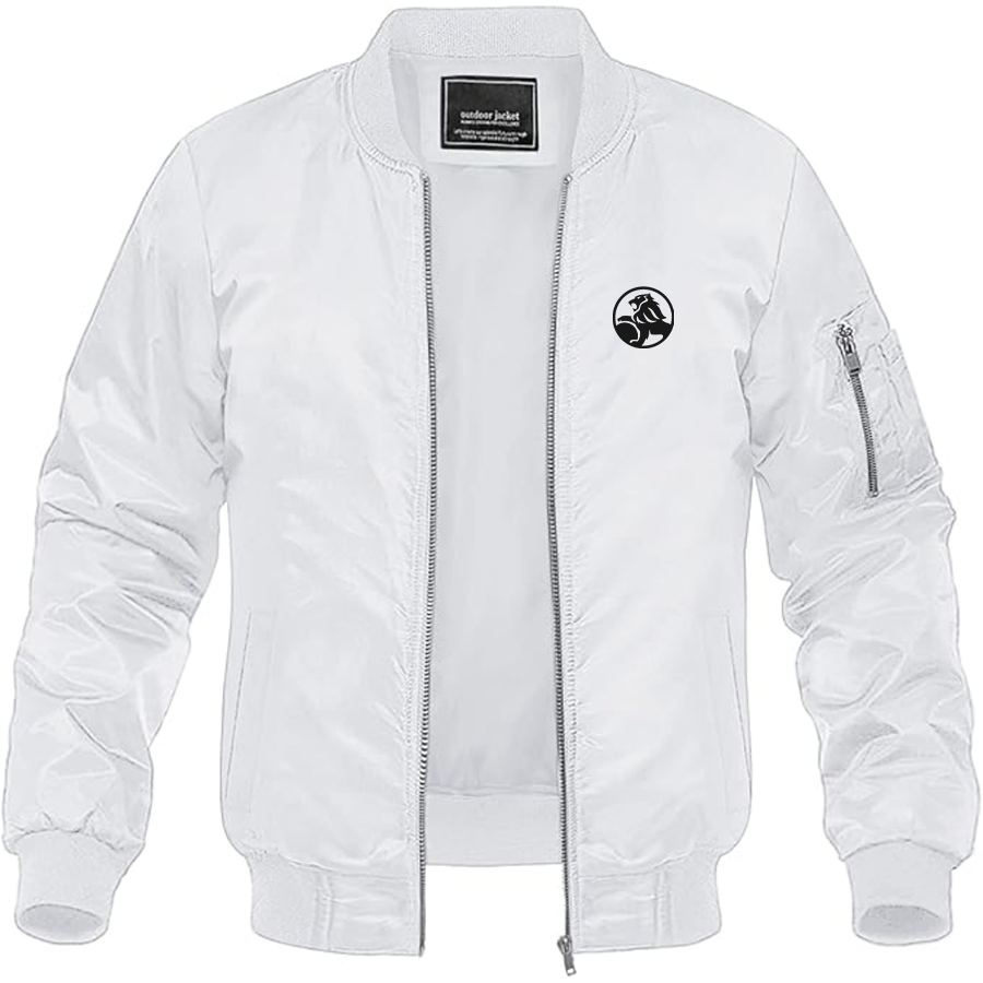 Men's Holden Logo Lightweight Bomber Jacket Windbreaker Softshell Varsity Jacket Coat