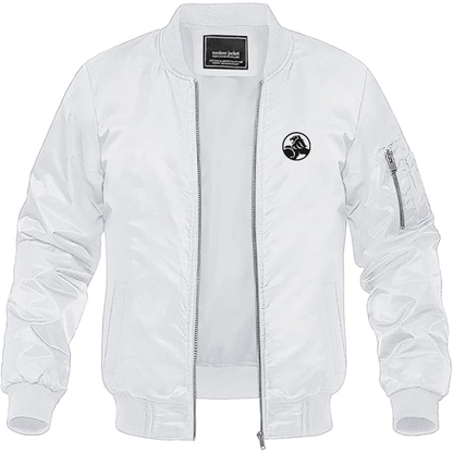 Men's Holden Logo Lightweight Bomber Jacket Windbreaker Softshell Varsity Jacket Coat
