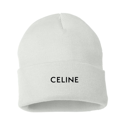 Celine Logo Beanie Hat