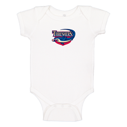 Clearwater Threshers Logo Baby Onesie Romper