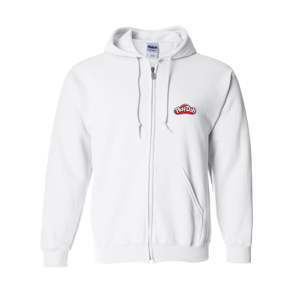 Men's Play Doh Gildan  Heavy Blend Full Zip Hooded Sweatshirt
