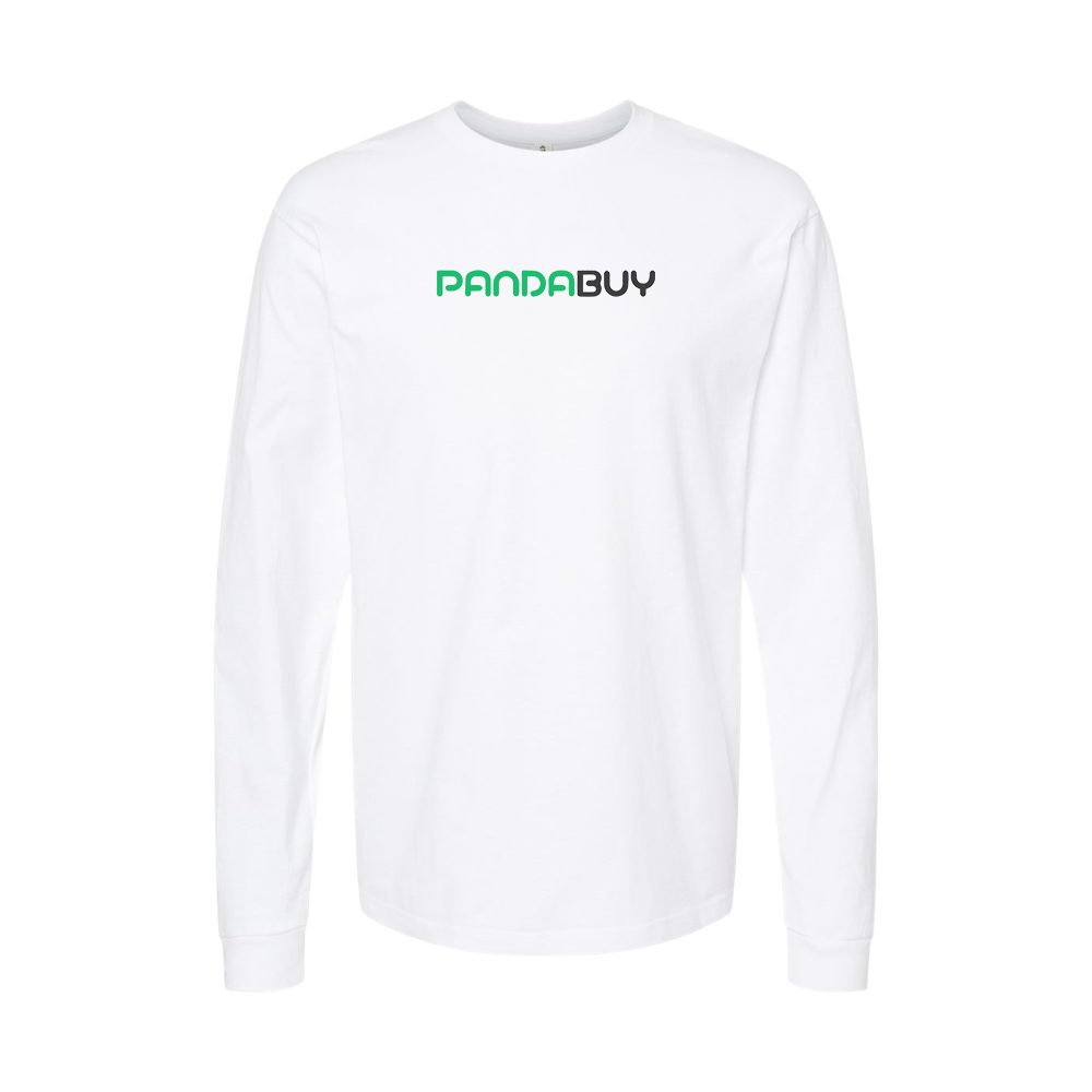 Men's Pandabuy Logo Long Sleeve T-Shirt