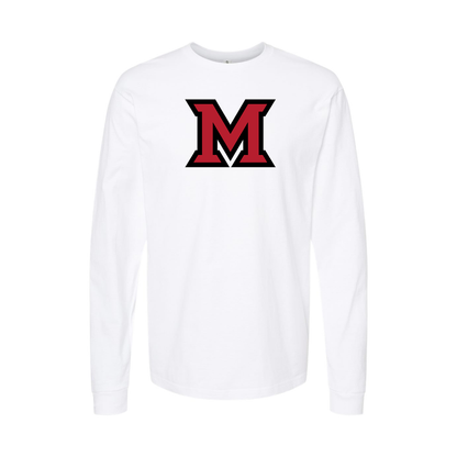 Men's Miami Ohio RedHawks Logo Long Sleeve T-Shirt