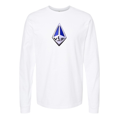 Men's VLF Logo  Cotton Long Sleeve T-Shirt