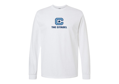 Men's The Citadel Bulldogs Gildan Heavy Cotton Long Sleeve T-Shirt