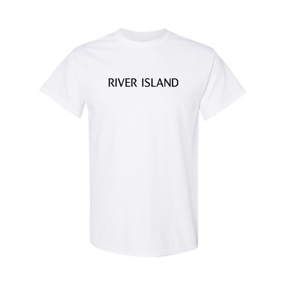 Men's River Island Logo  Cotton T-Shirt