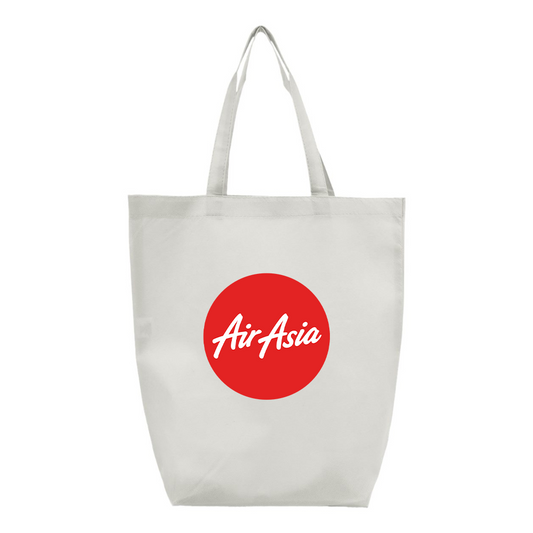 Air Asia Logo Q-Tees Non-Woven Gusset Bottom Tote
