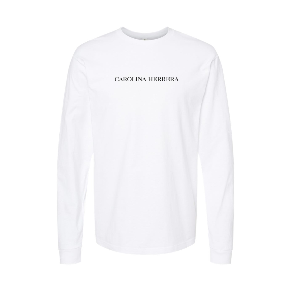 Youth Carolina Herrera Logo Cotton Long Sleeve T-Shirt