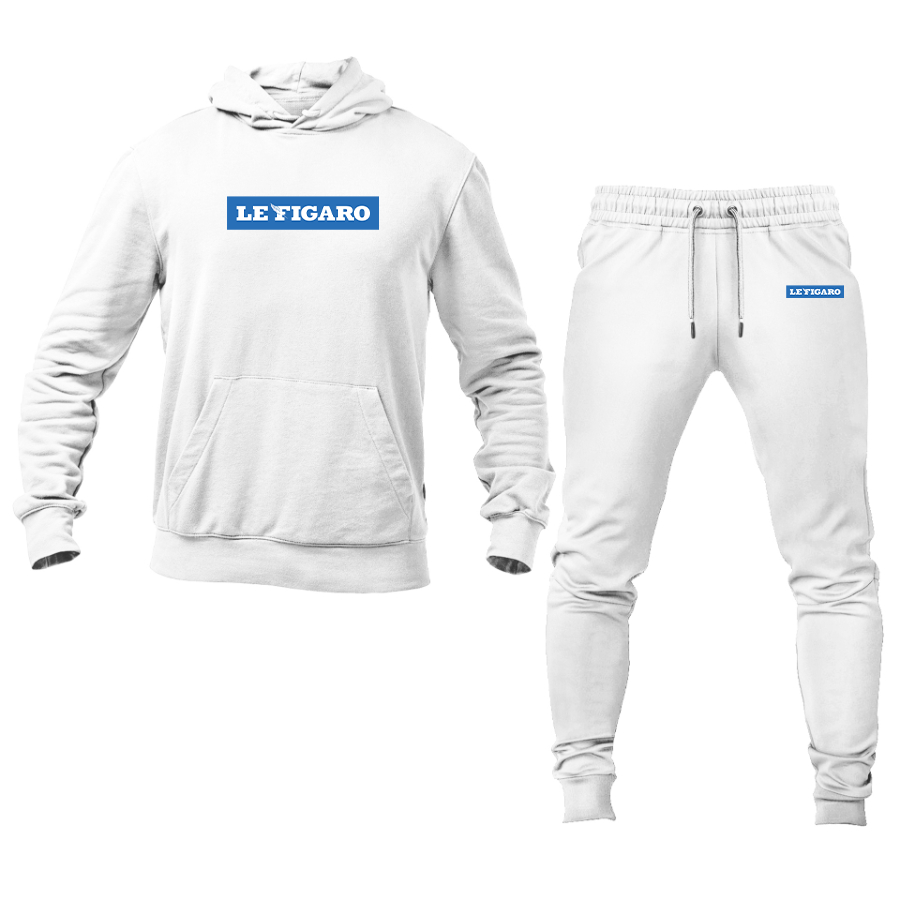 Men's  Le Figaro Logo Hoodie Joggers Set