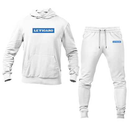 Men's  Le Figaro Logo Hoodie Joggers Set