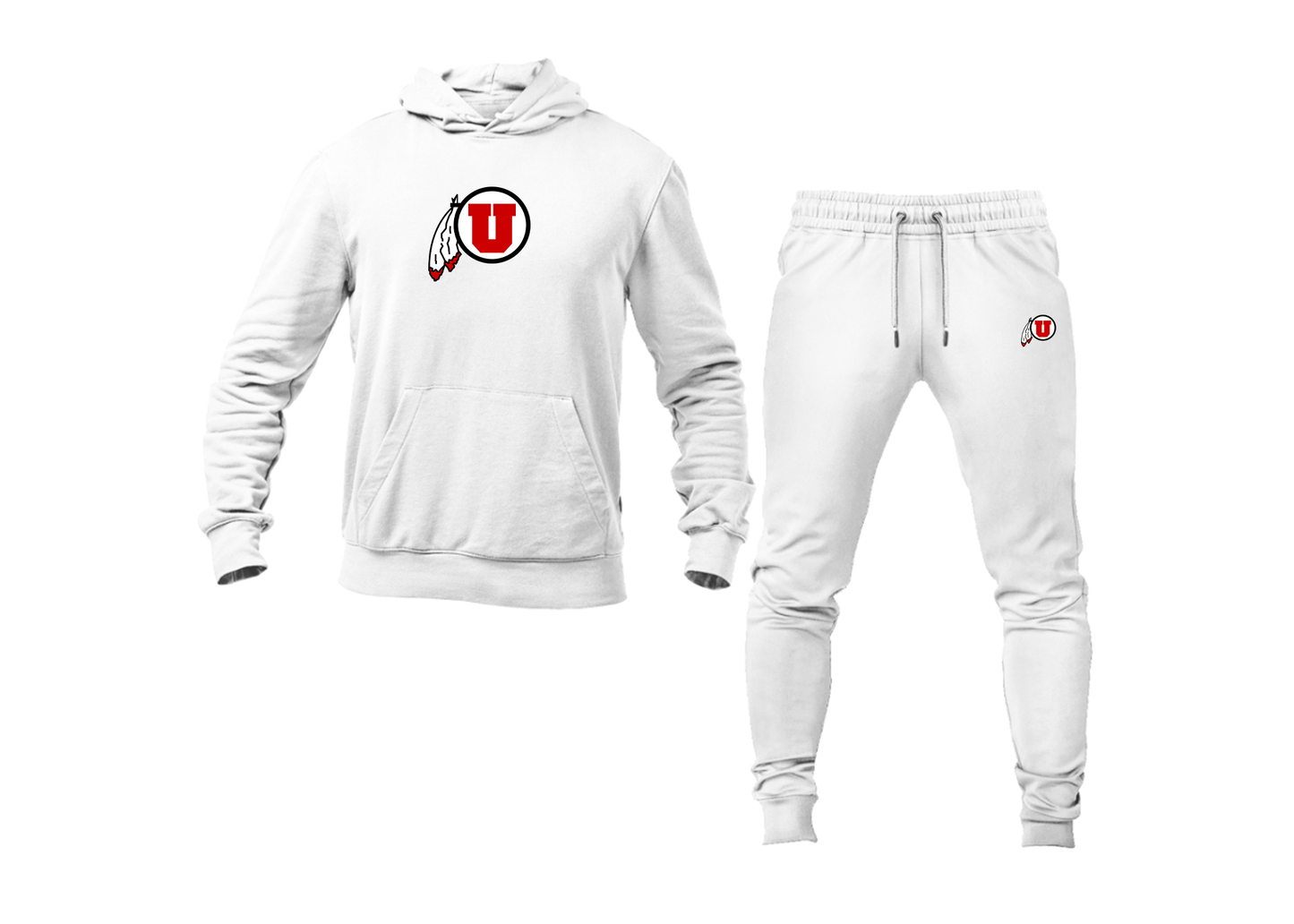 Men's Utah Utes Hoodie Joggers Set