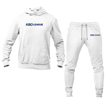 Men's KBO League Logo Hoodie Joggers Set
