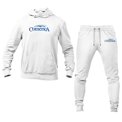 Men's Comerica  Logo Hoodie Joggers Set