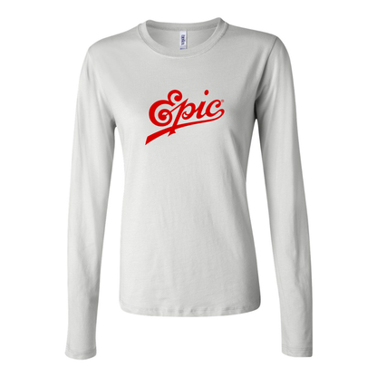 BELLA CANVAS Epic Records Jersey Long Sleeve Tee