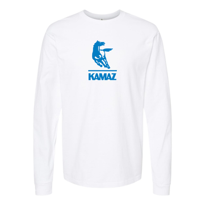 Men's KAMAZ  Logo Cotton Long Sleeve T-Shirt