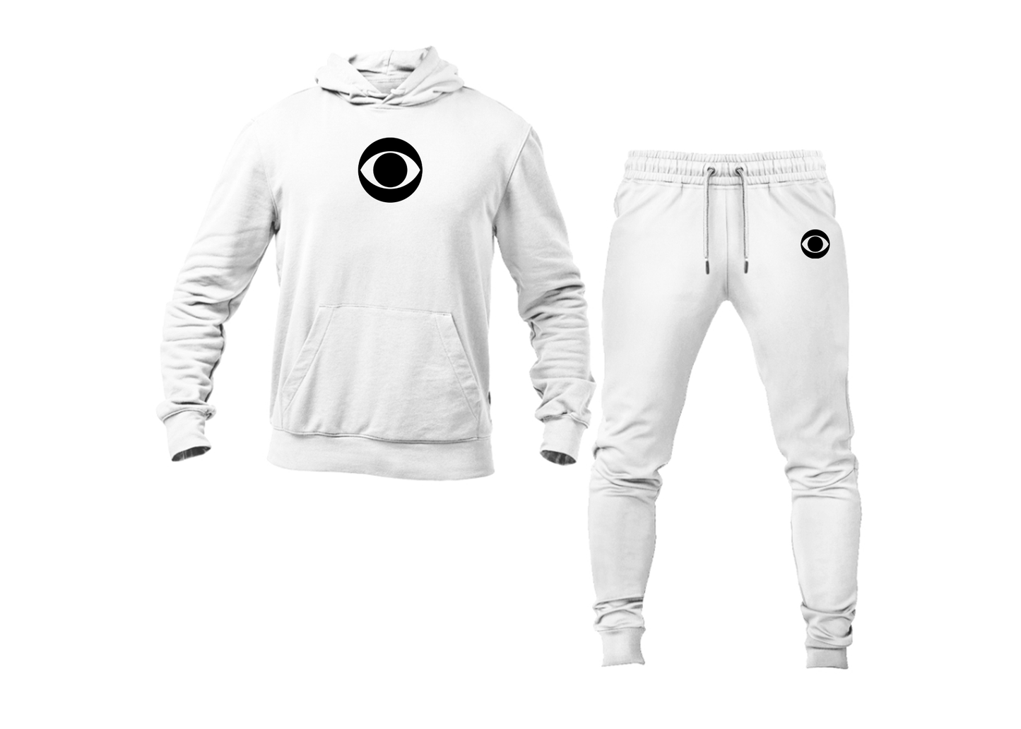 Men's CBS Logo Hoodie Joggers Set