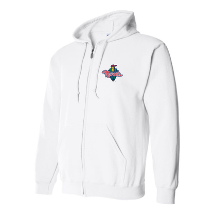 Men's Cedar Rapids Kernels Logo Zipper Hoodie