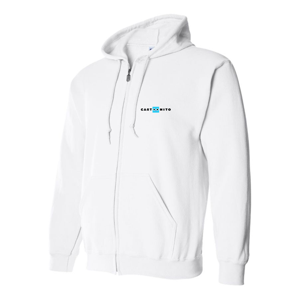 Men's Cartoonito Logo Zipper Hoodie