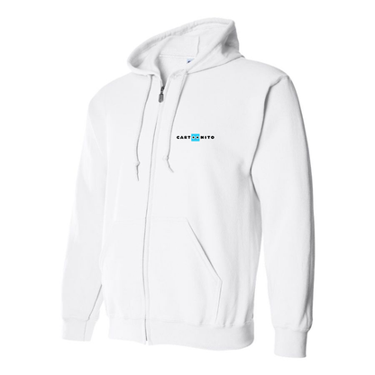 Men's Cartoonito Logo Zipper Hoodie