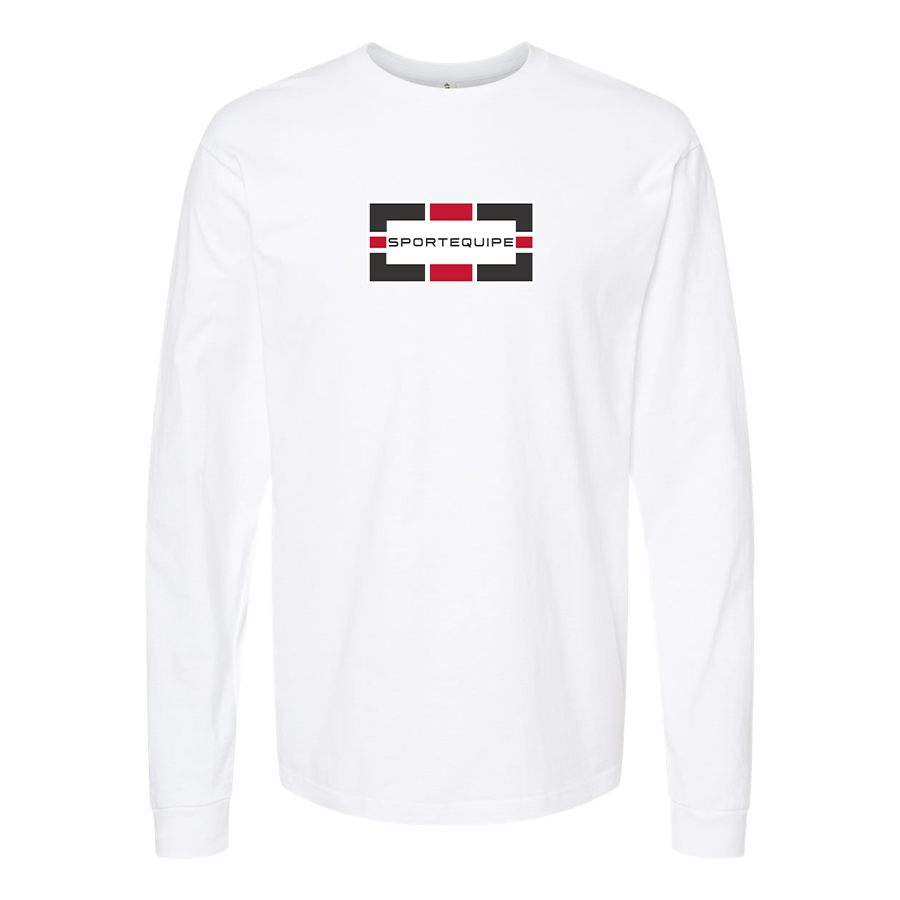 Youth Sportequipe Logo Cotton Long Sleeve T-Shirt