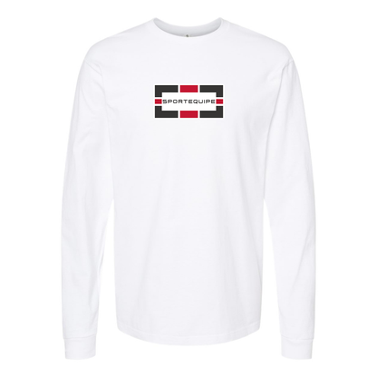 Youth Sportequipe Logo Cotton Long Sleeve T-Shirt