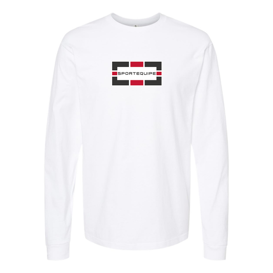 Youth Sportequipe Logo Cotton Long Sleeve T-Shirt