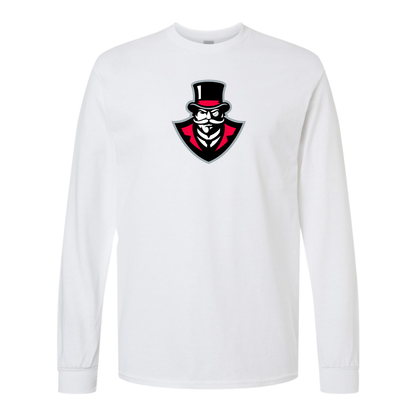 Men's  Austin Peay Governors  Gildan Heavy Cotton Long Sleeve T-Shirt