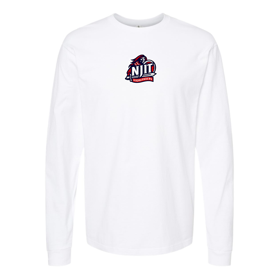 Men's NJIT Highlanders Logo  Cotton Long Sleeve T-Shirt
