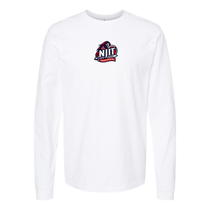 Men's NJIT Highlanders Logo  Cotton Long Sleeve T-Shirt