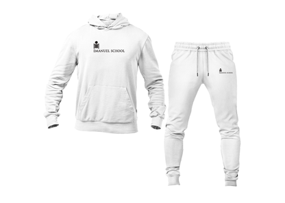 Men's Emanuel School Logo Hoodie Joggers Set