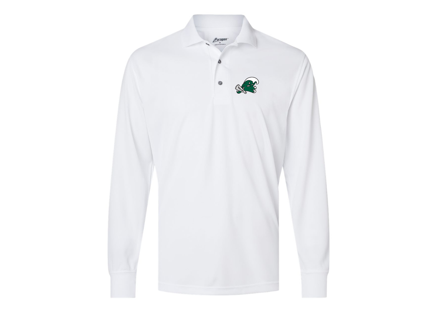Men's Tulane Green Wave Paragon Prescott Long Sleeve Polo