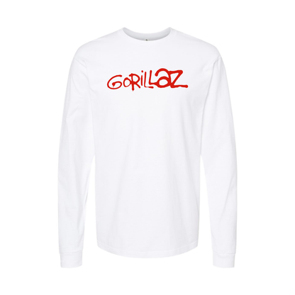 Youth Gorillaz Logo Cotton Long Sleeve T-Shirt