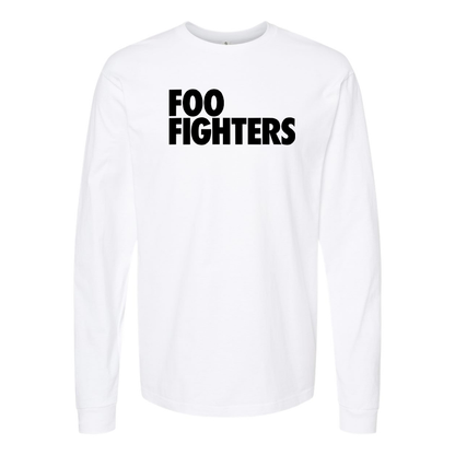 Men's Foo Fighters Logo Cotton Long Sleeve T-Shirt