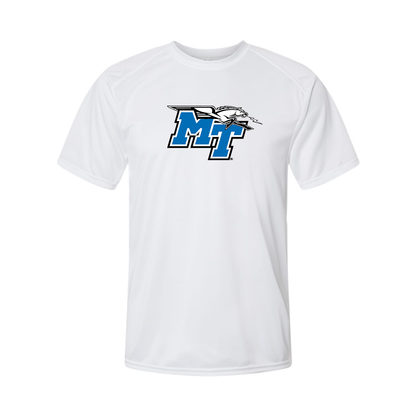 Men's Middle Tennessee Blue Raiders Logo Polyester T-Shirt