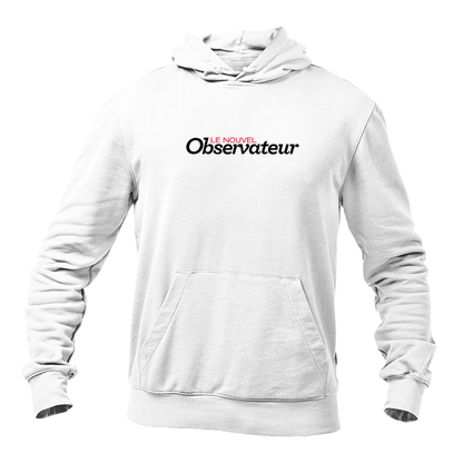 Men's Le Nouvel Observateur Logo  Pullover Hoodie