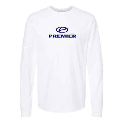 Men's Premier Logo Cotton Long Sleeve T-Shirt