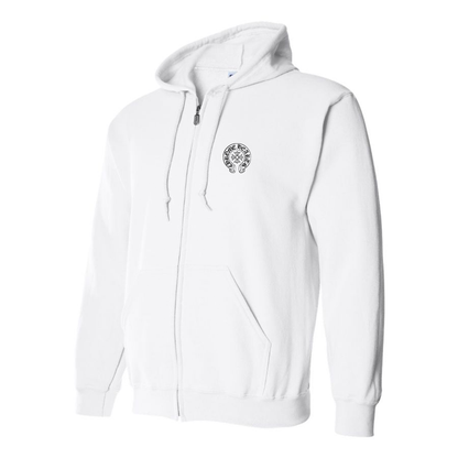 Men's Chrome Hearts Logo Zipper Hoodie