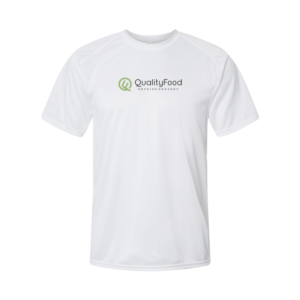 Men's Quality Food Logo Polyester T-Shirt