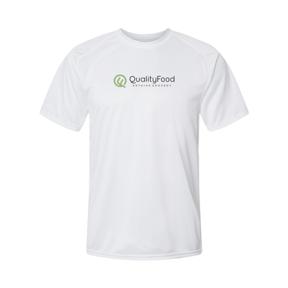 Men's Quality Food Logo Polyester T-Shirt
